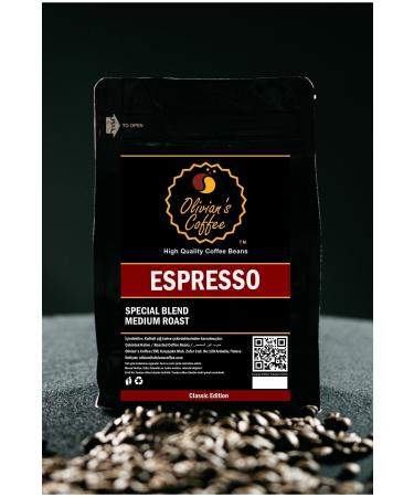 Oliviani Espresso Coffee Beans (500G.) - Intense Coffee Taste
