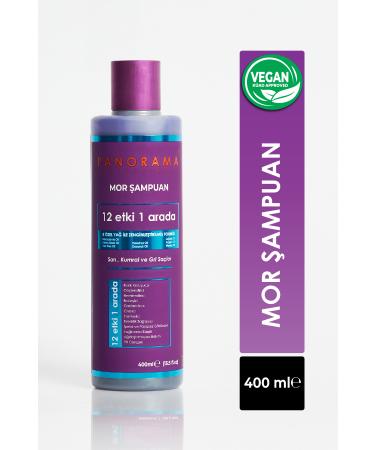 PANORAMA PROFESSIONAL Professional Purple Shampoo and Hair Care Set 8 Special Oils / 400 ml Shampoo Hair Care Conditioner Vegan - Buy Online on GoSupps.com