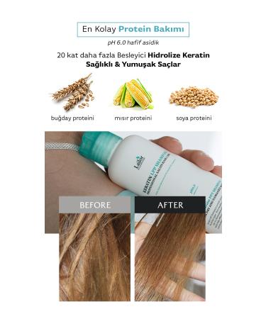 Lador Professional Care Shampoo for Dry and Damaged Hair Lpp Keratin Shampoo 150ml - Buy Online on GoSupps.com