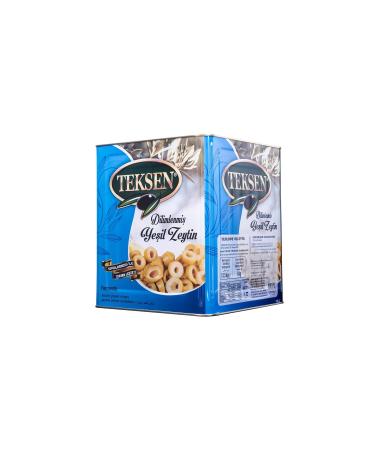Teksen Green Sliced Olives Tin-8KG