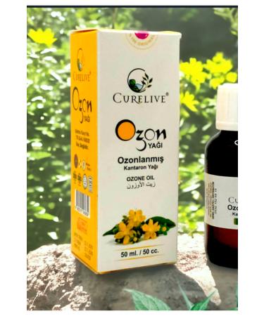 CURELIVE Ozonated St. John's Wort Oil 50ml (Ozone oil)
