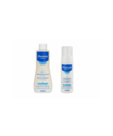 Mustela Chamomile Shampoo 500 ml + Mustela Cradle Cap Prevention Newborn Foam Shampoo 150 ml