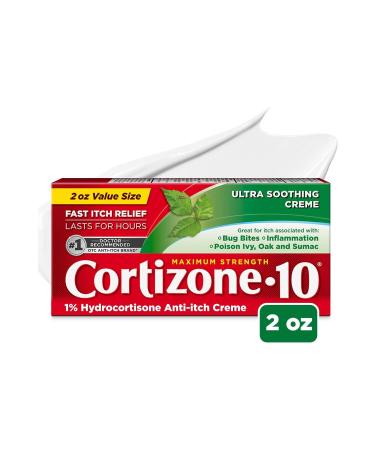 Chattem Cortizone 10 Maximum Strength Ultra Soothing Creme 56 gr