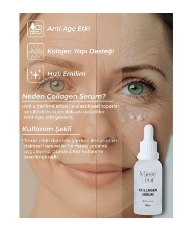Masse Leur Anti-Wrinkle Botox Effective Collagen Serum and Brightening C-Vitamin Serum 2-Pack Care Set - Buy Online on GoSupps.com