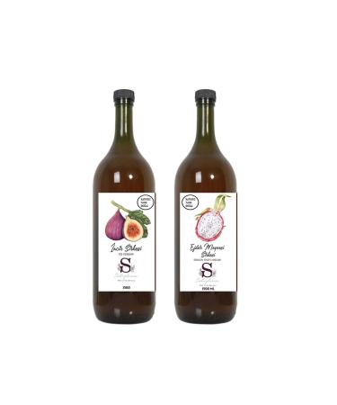 Suheylaana Natural Fig Vinegar 1500 Ml And Natural Dragon Fruit Vinegar 1500 Ml