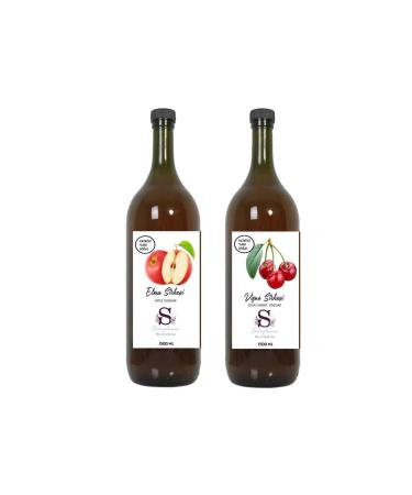 Suheylaana Natural Apple Vinegar 1500 Ml - Natural Cherry Vinegar 1500 Ml