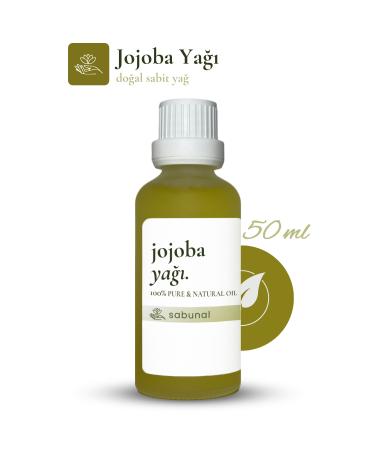 Sabanal Jojoba Oil 50 ml Easy-Absorbed Moisturizing Natural Care Oil for Hair and Skin