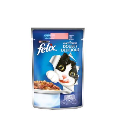 FELIX 4 Pieces Felix Sardine Salmon Full Wet Cat Food