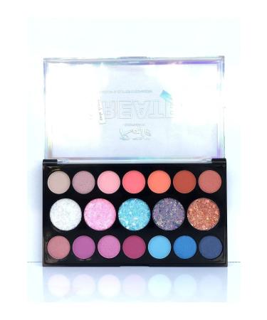 Roesia Rose Cosmetics Create Model Glitter 19 Eyeshadow Palette