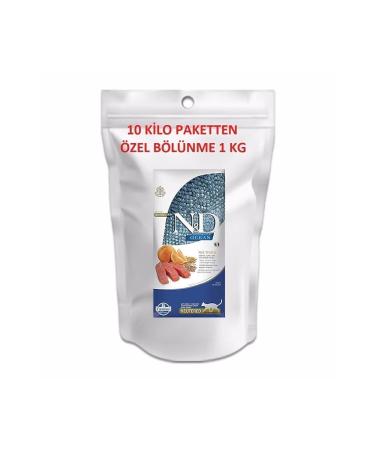 N & D Nd Low Grain Salmon Sterilized Cat Food 1 kg