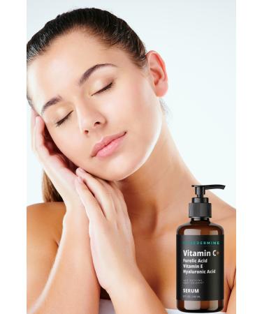 Puredermine Vitamin C + Ferulic Acid + Hyaluronic Acid Complex Serum & Big Size & Brightening & Spots - Buy Online on GoSupps.com