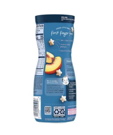 Gerber Puffs Peach Snack 42 Gr. - Buy Online on GoSupps.com
