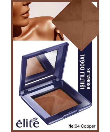 Alfar lite Elite Bronzing Powder Bronzing Powder - Radiant Natural Look - Copper Bronze