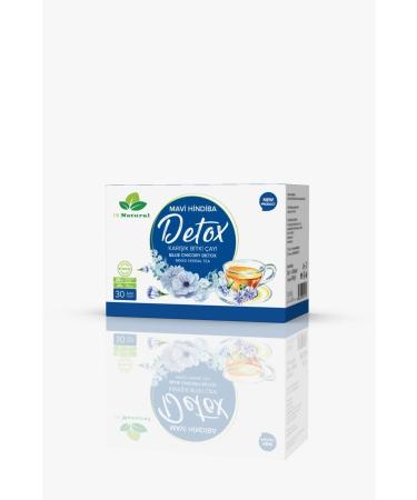 DRNATURAL Blue Chicory Detox Mixed Herbal Tea 30 Sachets Blue Chicory Detox Powder - Buy Online on GoSupps.com