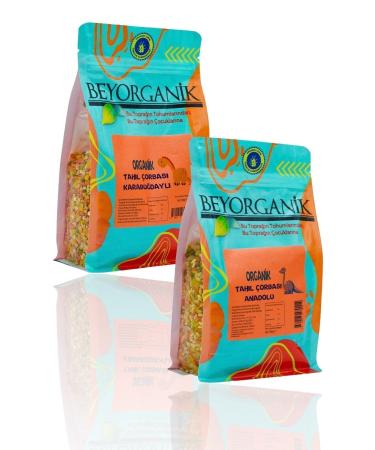 BEYORGANIK Organic Soup Mixes 2-Piece (Cereal Soup with Buckwheat Cereal Soup Anatolian) 160grx2