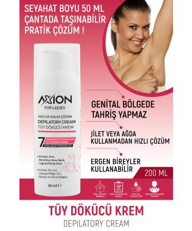 AXION Practical Hair Removal and Reducer 50 ml Women Travel Size