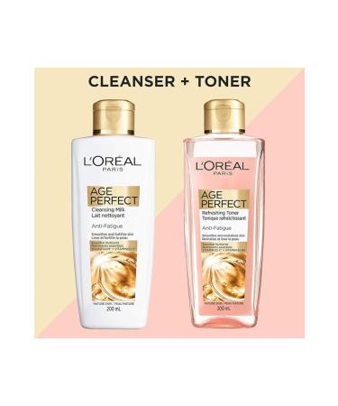 L'Oreal Paris Age Perfect Smoothing and Anti-Fatigue Vitamin C Revitalizing Toner 200ml - Buy Online on GoSupps.com