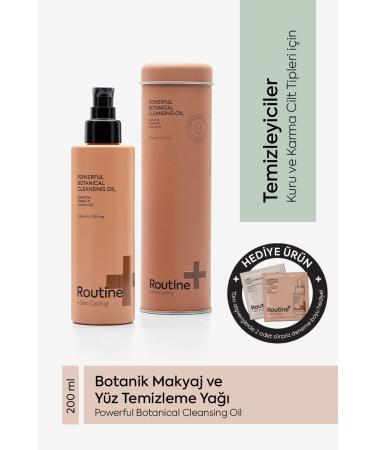 Routine+ Facial Cleansing Oil | Botanical Makeup Remover Oil | Botanical Makeup and Facial Cleansing Oil