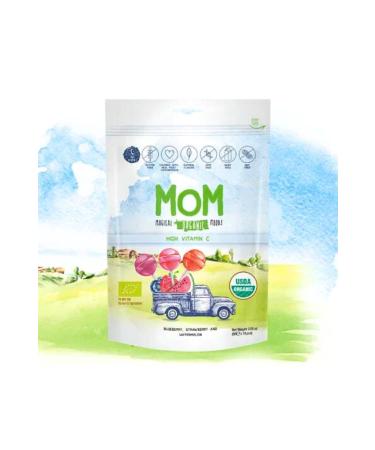 Durukan ekerleme Mom Organic Lollipop Fruity Vitamin C & Multivitamin 58g and Mineral Jelly (Kids Gummy) 10x20g - Buy Online on GoSupps.com