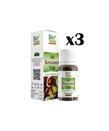 Bio vital Biovitals Horse Chestnut Oil 20 ml x 3 Pieces