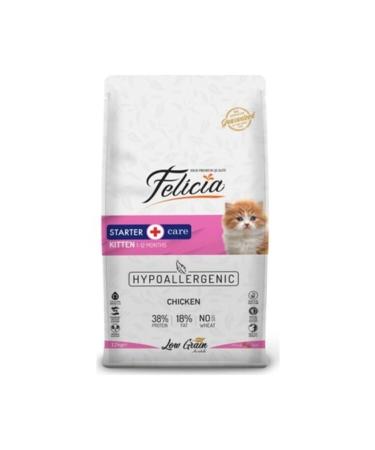 Felicia Kitten Chicken and Anchovy Low Grain Kitten Food 12 Kg