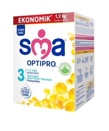 SMA Optipro 3 1- 3 Years Follow-On Milk 1200 gr