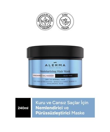 Alerma Moisturizing Sulfate-Free Hair Mask for Dry and Lifeless Hair 240 ml