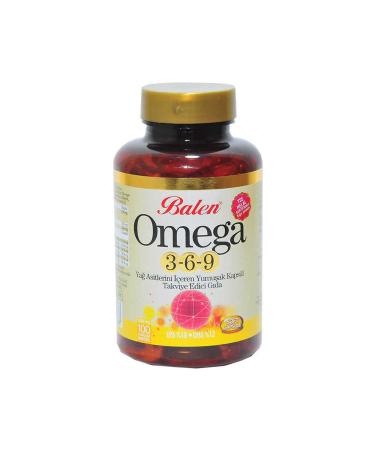 YMC AVM CLZ214 Omega 3-6-9 1585 Mg x 100 Softgels