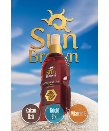 Sun Brown Bronzing Cocoa Butter 200 ml - Buy Online on GoSupps.com