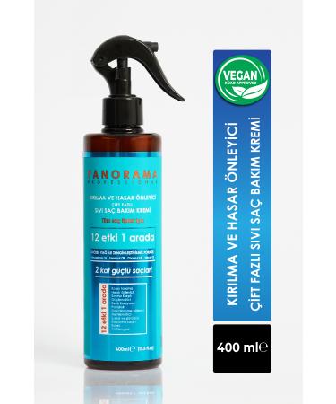 PANORAMA PROFESSIONAL Professional Anti-Breakage and Damage Care Set 400 ml Shampoo-conditioner-Blow Dry Water Vegan - Buy Online on GoSupps.com