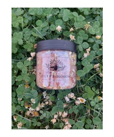 Olive Blossom Chamomile Oil & Himalayan Salt 450 Gr. / Chamomile Oil & Himalayan Salt