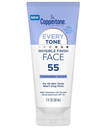 Coppertone Every Tone SPF55 Face Sunscreen 59ML