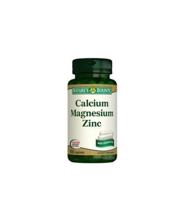 Natures Bounty Calcium Magnesium Zinc 100 Caplet