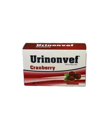 Tab la Urinonvef Cranberry Food Supplement 30 Softgels