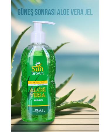 Sun Brown After Sun Refreshing Aloe Vera Gel 200 ml - Buy Online on GoSupps.com
