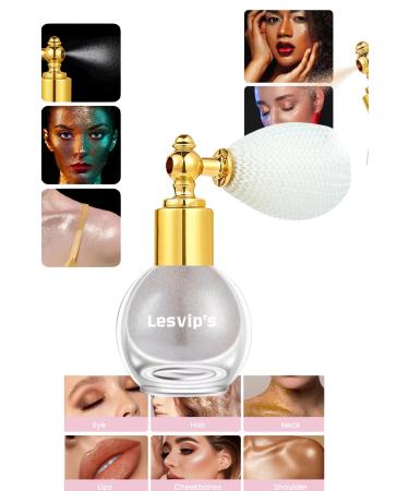 Lesvip's Shimmering Face and Body Glitter Shimmering Illuminator