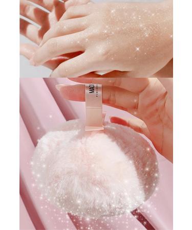 Lesvip's Plush pouf face body illuminator shimmer glitter