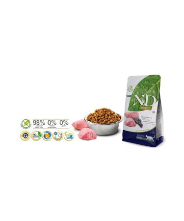N & D Nd Prime Adult Grain-Free Lamb Blueberry Cat Food 1.5 Kg