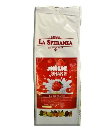 La Speranza Strawberry Milkshake and Frappe Drink Powder Economic Bag 1000 gr