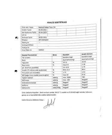 HEFA Cocoa Powder (NATURAL) 200 gr Cocoa Butter (DEODORIZED) 100 gr - Buy Online on GoSupps.com