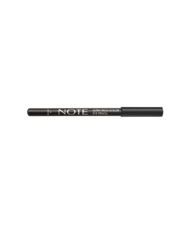 Note Cosmetics Ultra Rich Color Eye Pencil 01 Black