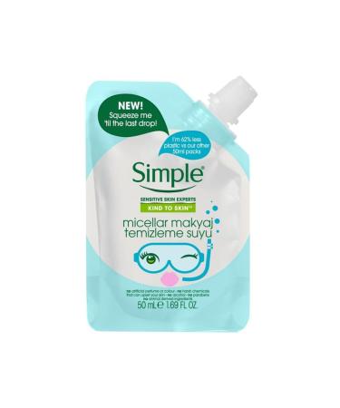 Simple Kind To Skin Mini Micellar Makeup Remover Water 50 Ml