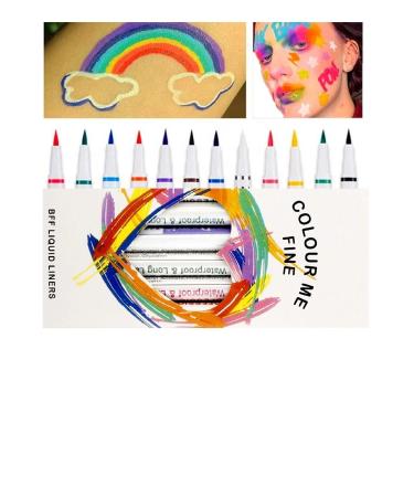 aks cosmetics Miss 12 Color Eyeliner & Pen 12 Color Eyeliner - Buy Online on GoSupps.com