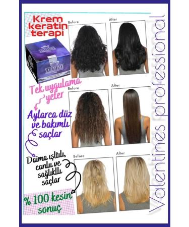 VALENTINES PROFESSIONAL Miraculous Premium Cream Keratin Therapy Brazilian Blow Dry / Monthly Lasting Care Silky and Straight Hair - Buy Online on GoSupps.com