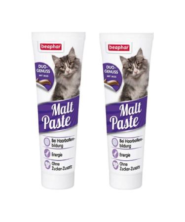 Beaphar Duo Malt Paste Hairball Control Cat Paste 100 gr * 2 Pieces