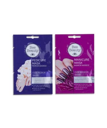 Bee Beauty Pedicure Mask 2x5 Ml + Manicure Mask 2x5 Ml (Set of 2)
