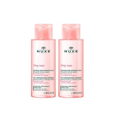 Nuxe Very Rose 3 in 1 Micellar Water 400 ml Advantageous Package