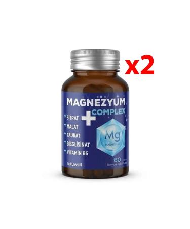 Natuwell Magnesium Complex 60 Tablets - 2 Pieces