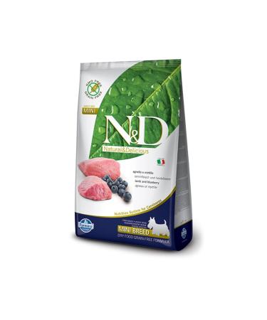 N & D Prime Grain Free Lamb & Blueberry Mini Breed Adult Dog Dry Food 7 Kg