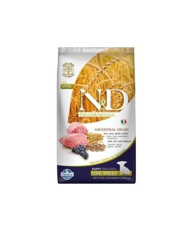 & D A.grain Low Grain Lamb and Blueberry Mini Breed Puppy Dry Food 7 Kg